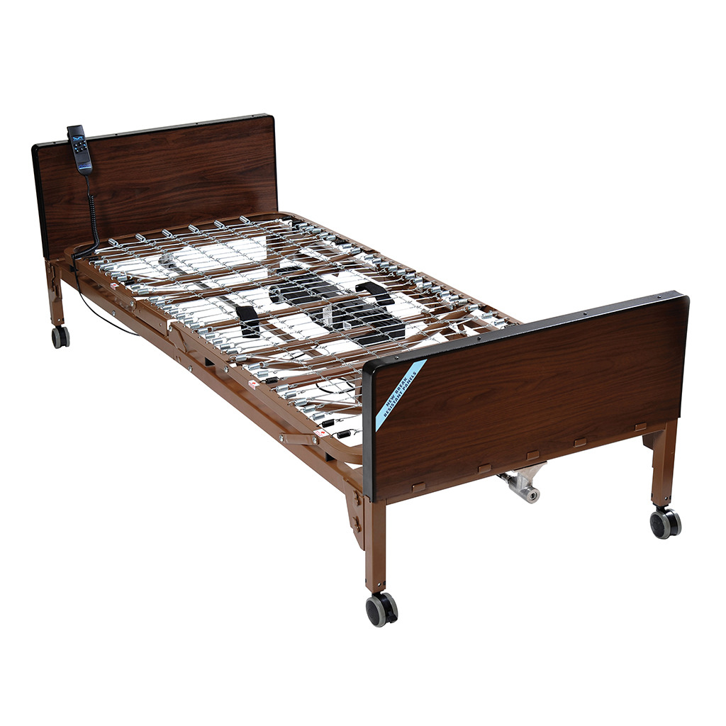 [15033BV-PKG-1-T] DRIVE DELTA 1000 FULL ELECTRIC BED PACKAGE (THERAPEUTIC 5, HALF RAILS)